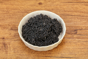 Luxury strugeon fish black caviar