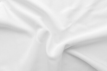 Plakat White abstract clothes mesh background, fabric texture