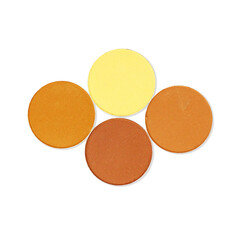 Eye shadow isolated on white background