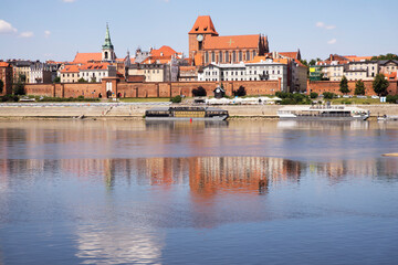 Fototapeta premium Panoramic view of Torun. Poland