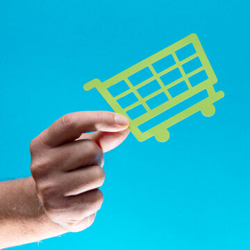 Caddie vert ou validation de commande 