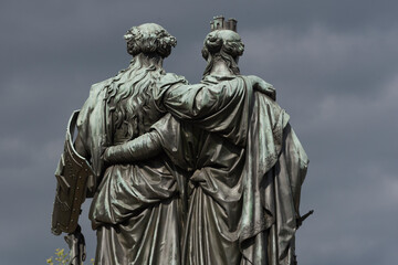 Fototapeta premium The National Monument is located in the English Garden in geneva