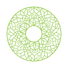 round lace ornament