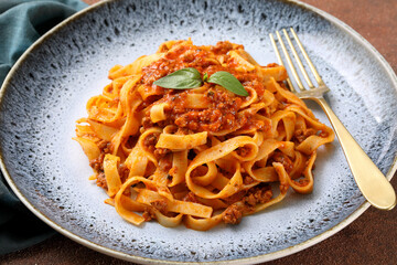 pasta tagliatelle al ragu' bolognese