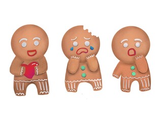 Cute Gingerbread man 