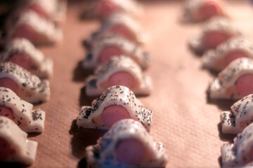 Des amuse-bouches à l'entrée du four