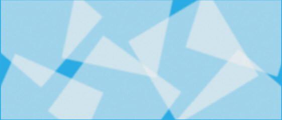 Soft blank multi colored blue pastel colored illustration panorama background with squares. 