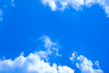 blue sky with clouds