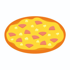 Hawaiian pizza for restaurants or pizzerias.