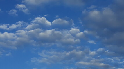 blue sky with clouds 1