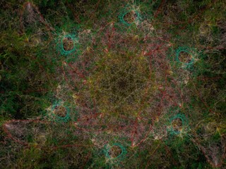 Imaginatory fractal background Image