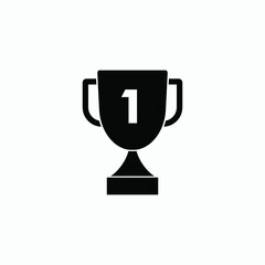 winner cup icon vector