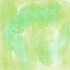 Watercolor vector background. Green watercolor textured wallpaper to graphic work