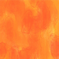 Watercolor vector background. Orange watercolor textured wallpaper to graphic work