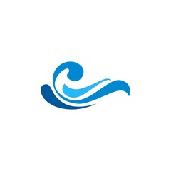 Obraz premium water wave vector design template illustration