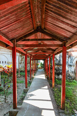 Monastery of Kyaung Seindon Mibaya at Mawlamyine in Myanmar, former Burma