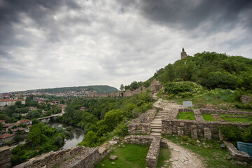 Fototapeta na wymiar Panorama from Tsarevets, Veliko Tarnovo