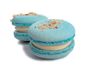 Exclusive macaroon with flavor isolated on the white