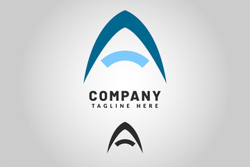 Alphabet Business Logo Template Initial Company