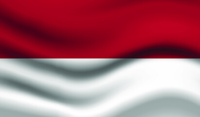 Obraz premium flag of indonesia