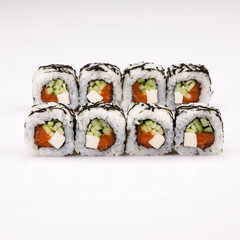 
rolls for a restaurant menu on a white background21