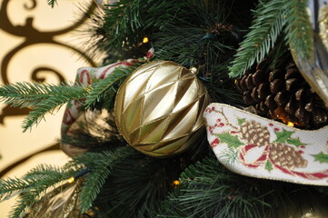 christmas tree with decorations