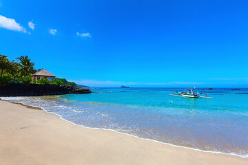 Fototapeta na wymiar Candidasa beach, Bali, Indonesia