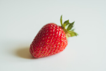 Strawberries on a light background