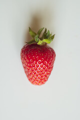 Strawberries on a light background