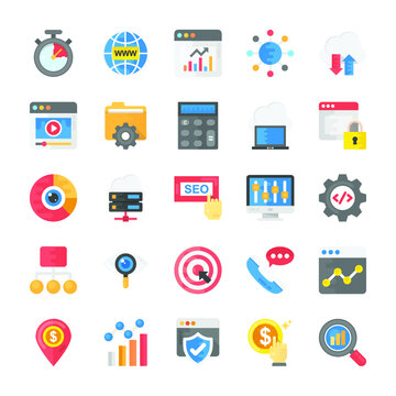 
Flat Icons Seo and Marketing Pack
