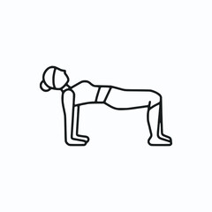 Vector illustration featuring a set of Yoga Pose icons