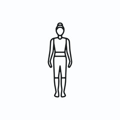 Vector illustration featuring a set of Yoga Pose icons