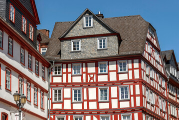 Fototapeta na wymiar Historische Altstadt von Wetzlar an der Lahn