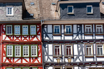 Historische Altstadt in Wetzlar an der Lahn