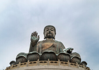 Fototapeta premium Tian Tan Big Buddha Statue, Hong Kong