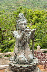 Fototapeta na wymiar Buddhist Statue, Hong Kong