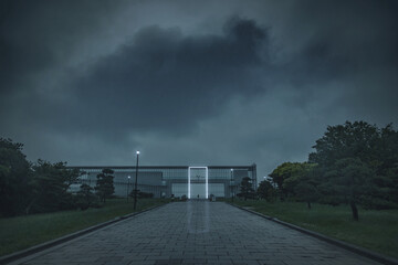 葛西臨海公園　雨