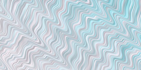 Light Pink, Blue vector backdrop with curves. Brand new colorful illustration with bent lines. Pattern for busines booklets, leaflets