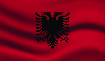 flag of albania