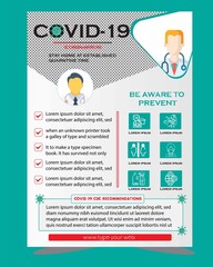 COVID-19 Flyer Template 