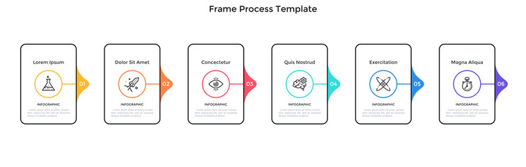 Fototapeta premium Modern Infographic Template