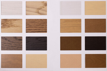 建築用木材のサンプル