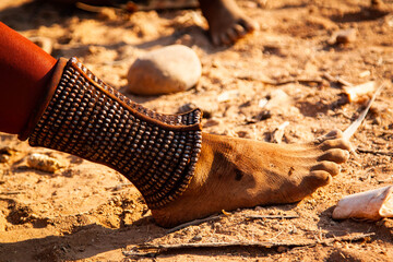 a himba foot 