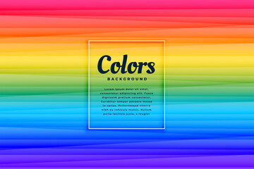 abstract rainbow color vibrant lines background design