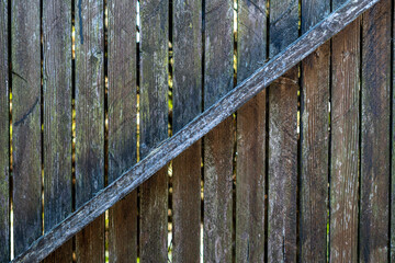 Old wooden fence in need of a makeover