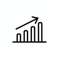 finance diagram icon vector