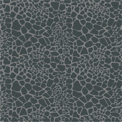 Giraffe skin seamless vector pattern 