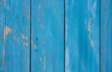 Fototapeta na wymiar Blue wooden board