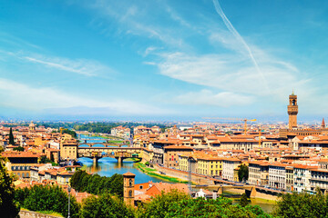 Panoramic view of Firenze, Italy