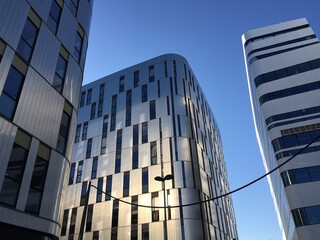 Modern buildings in Dijon, France